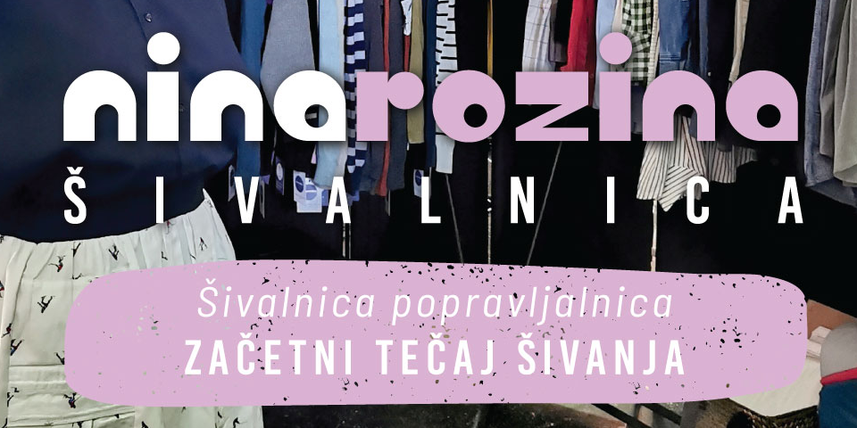 Šivalnica popravljalnica: začetni tečaj šivanja Šivalnica popravljalnica: začetni tečaj šivanja